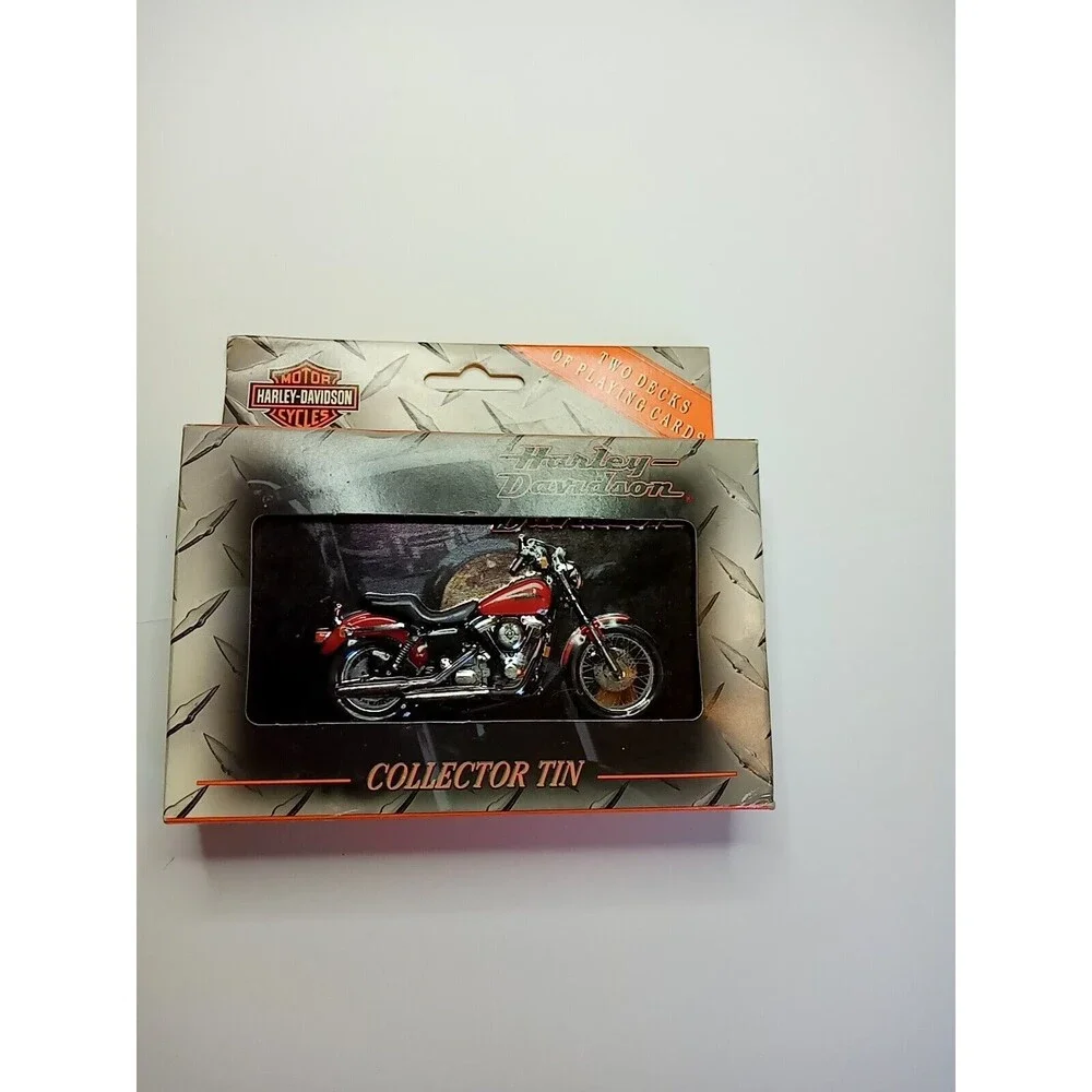 *VINTAGE*‎ 1999 Harley Davidson Limited Edition Collector Tin With 2 Card Decks